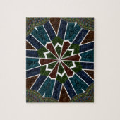 Sari Inspirierte Design mit komplizierten Details Puzzle (Vertikal)