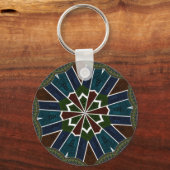 Sari Inspirierte Design mit komplizierten Details Schlüsselanhänger (Vorderseite)