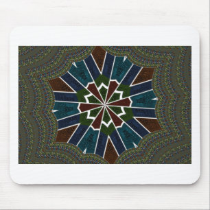 Sari-inspiriertes Design mit aufwendigen Details Mousepad