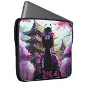 Sari Kirschblüten - Gerätehülle Laptopschutzhülle (Vorne Rechts)