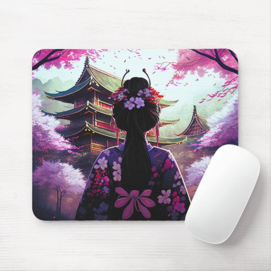 Sari Kirschblüten - Mousepad (Mit Mouse)