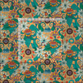 Sarilmak-Aprikose Stoff (Kachel)