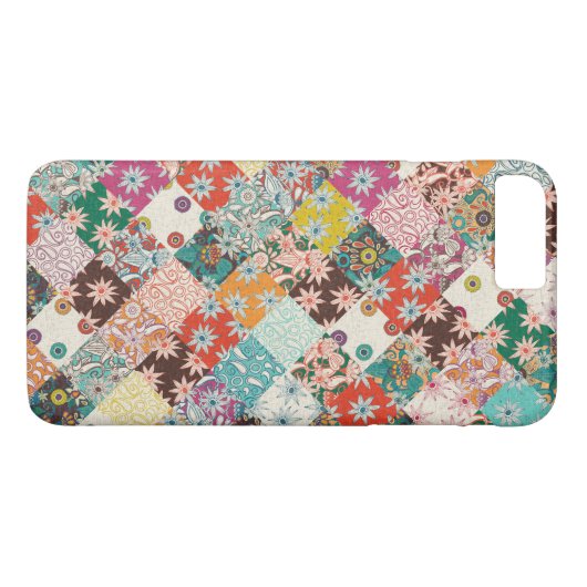 Sarilmak-Patchwork Case-Mate iPhone Hülle (Rückseite (Horizontal))