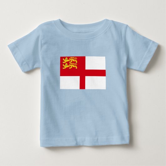 Sark Flag Baby T-shirt (Vorderseite)