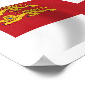 Sark Flag Poster Print (Ecke)