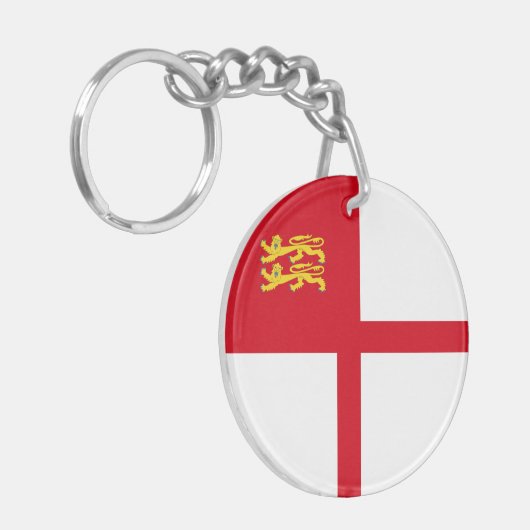 Sark Flag Schlüsselanhänger (Vorderseite links)