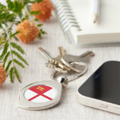 Sark Flag Schlüsselanhänger (Seite)