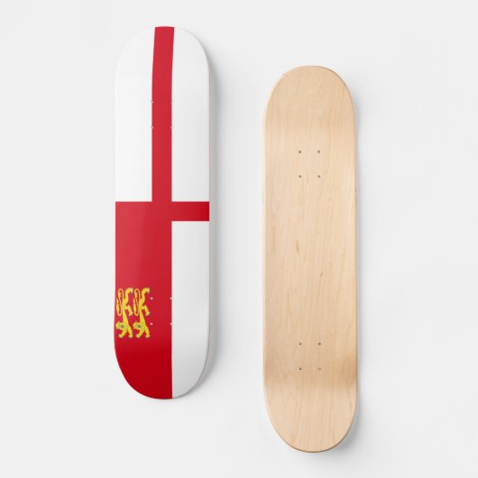 Sark Flag Skateboard (Vorderseite)