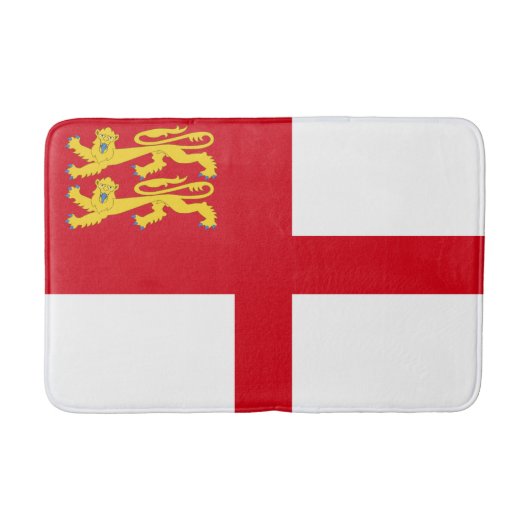 Sark-Flagge Badematte (Vorderseite)
