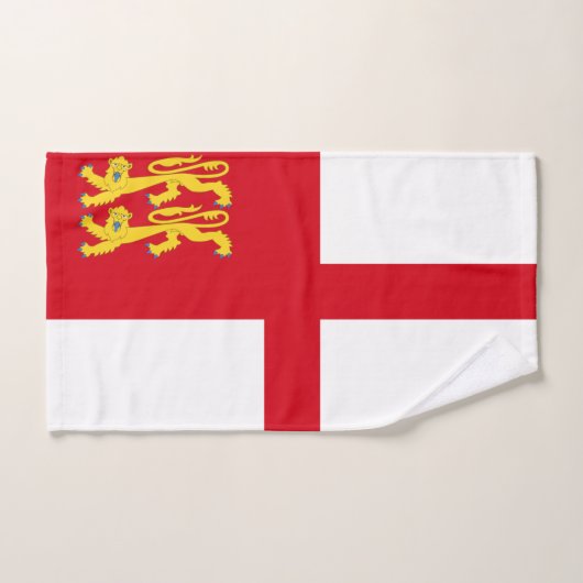 Sark-Flagge Badhandtuch Set (Handtuch)
