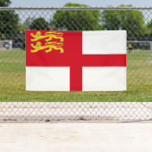 Sark-Flagge Banner (Insitu)