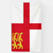 Sark-Flagge Banner (Vertikal)