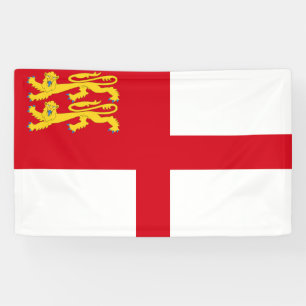 Sark-Flagge Banner