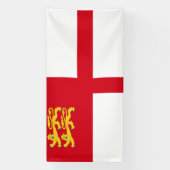 Sark-Flagge Banner (Vertikal)