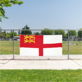 Sark-Flagge Banner (Insitu)