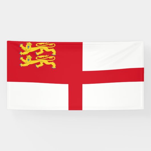 Sark-Flagge Banner (Horizontal)