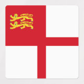Sark-Flagge Etiketten (Design 1)