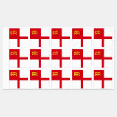 Sark-Flagge Etiketten (Blatt)