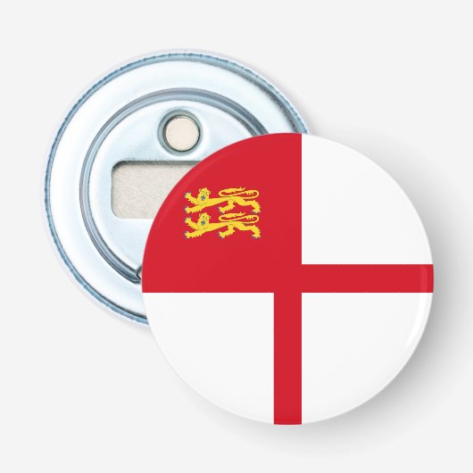 Sark-Flagge Flaschenöffner (Vorderseite)