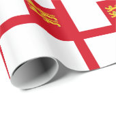 Sark-Flagge Geschenkpapier (Rolleneckpunkt)