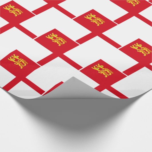Sark-Flagge Geschenkpapier (Ecke)
