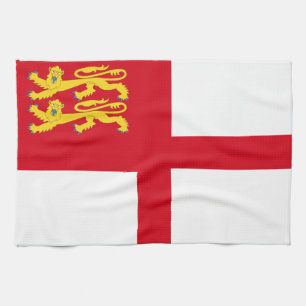 Sark-Flagge Geschirrtuch