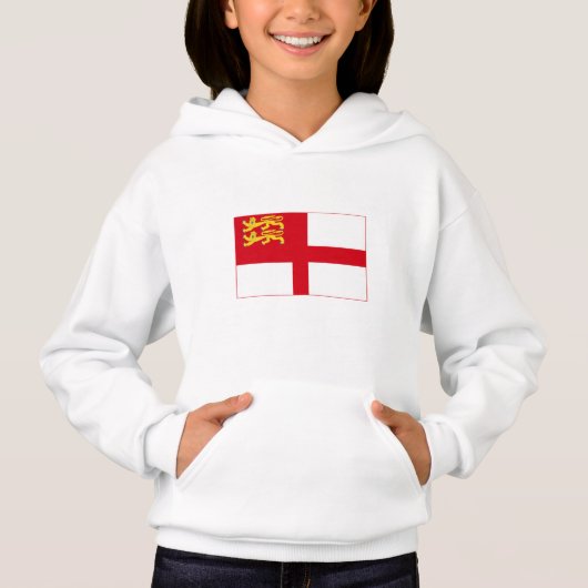 Sark-Flagge Hoodie (Vorderseite)