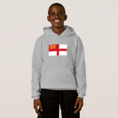 Sark-Flagge Hoodie (Vorne ganz)