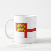 Sark Flagge Kaffeetasse (Links)
