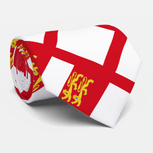 Sark-Flagge Krawatte