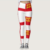 Sark-Flagge Leggings (Vorderseite)