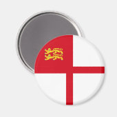 Sark-Flagge Magnet (Vorderseite/Rückseite)