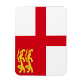 Sark-Flagge Magnet (Vertikal)