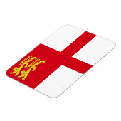 Sark-Flagge Magnet (Linke Seite)