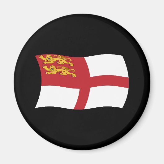 Sark-Flagge-Magnet Magnet (Vorne)