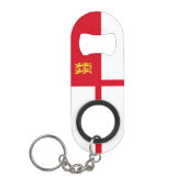 Sark-Flagge Mini Flaschenöffner (Vorderseite)