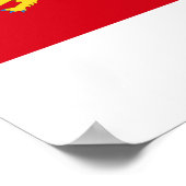 Sark-Flagge Poster (Ecke)