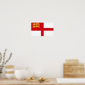 Sark-Flagge Poster (Küche)