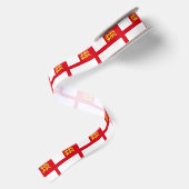 Sark-Flagge Satinband (Rückseite)