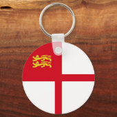 Sark-Flagge Schlüsselanhänger (Vorderseite)