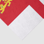 Sark-Flagge Seidenpapier (Ausschnitt)