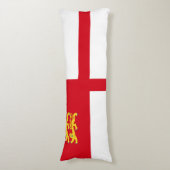 Sark-Flagge Seitenschläferkissen (Vorderseite Vertikal)