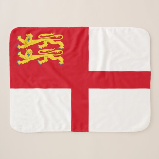 Sark-Flagge Sherpadecke (Vorderseite (Horizontal))