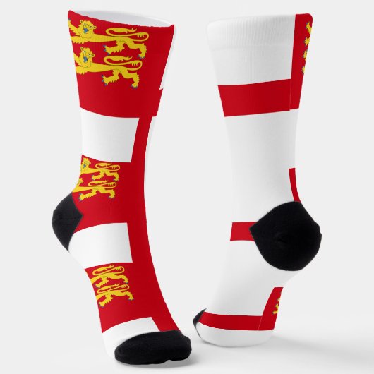 Sark-Flagge Socken (Gewinkelt)