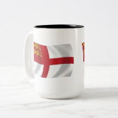 Sark Flagge Tasse (Vorderseite Links)