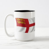 Sark Flagge Tasse (Links)