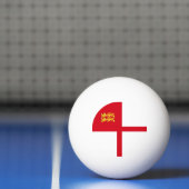Sark-Flagge Tischtennisball (Netto)