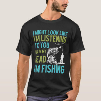 Sarkasmus-Angler-Zitate Bassangeln Sprüche T-Shirt