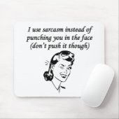 Sarkasmus, anstatt zu lochen mousepad (Mit Mouse)