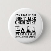 Sarkasmus-Chemie Button (Vorderseite)